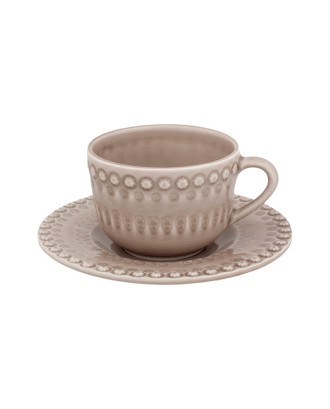 Set bej pentru ceai, 350 ml, Fantasy - BORDALLO PINHEIRO